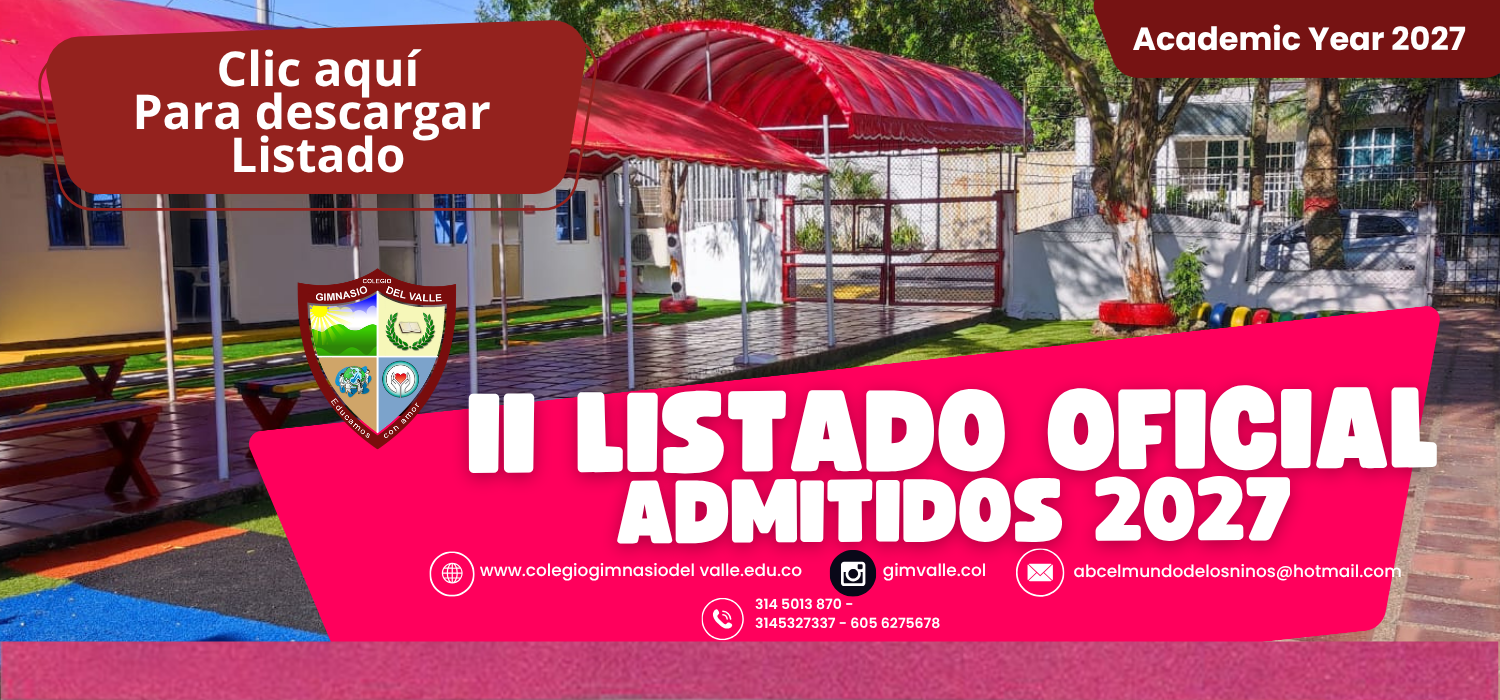 II LISTADO ADMITIDO